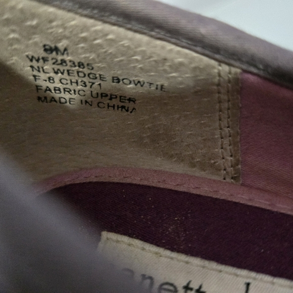 Nanette Lepore For Keds Grey and Purple Slip On Wedges. Size 9 - Picture 10 of 11